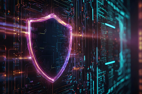 Cyber ​​security and data protection, internet network security, protect business and financial transaction data from cyber attack, user private data security encryption