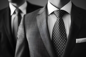 businessmen wearing suit photo from office
