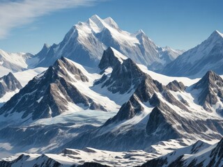 Naklejka premium natural mountain view background