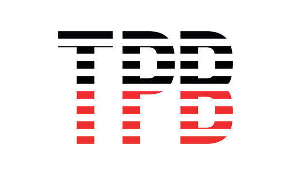 TPB three initial letter iconic line negative space minimal logo design vector template. monogram, abstract, wordmark, business, typography, minimalist, brand, company, flat, modern, unique, simple