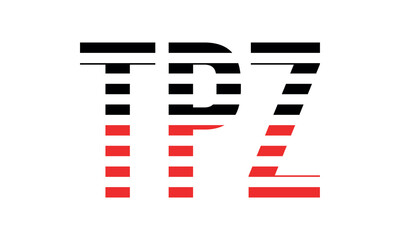 TPZ three initial letter iconic line negative space minimal logo design vector template. monogram, abstract, wordmark, business, typography, minimalist, brand, company, flat, modern, unique, simple