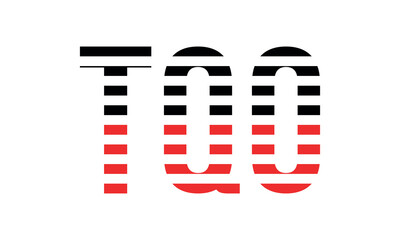 TQO three initial letter iconic line negative space minimal logo design vector template. monogram, abstract, wordmark, business, typography, minimalist, brand, company, flat, modern, unique, simple