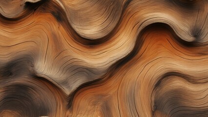 Closeup abstract tree stump or nature pattern color background.exotic wallpaper in painting style.wavy wave art shape