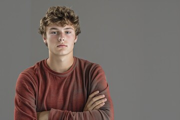 Obraz premium Young blond haired boy