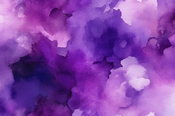 Fototapeta premium Abstract amethyst violet texture on watercolor style background. Amethyst violet painting texture concept.