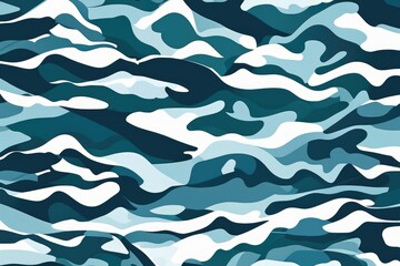 Arctic military camouflage. Vector camouflage pattern for army. Texture background.