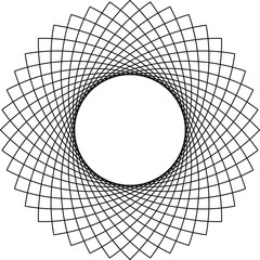 Simple Mandala Shape for Coloring. Vector Mandala.