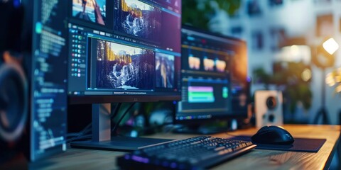Compare and contrast the features and functionalities of leading video editing software platforms, analyzing their suitability for various design and editing tasks