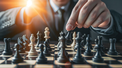 Strategic Game of Chess in Progress