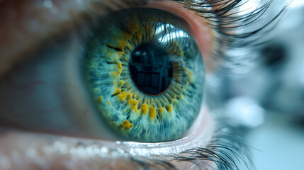 Macro Shot of a Human Eye