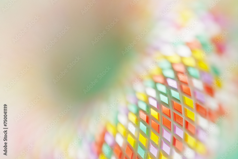 Poster 3d rendering. colorful geometric pattern. minimalistic pattern of simple shapes. bright creative sym