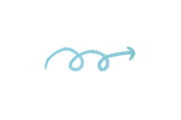 light blue pencil strokes isolated on transparent background