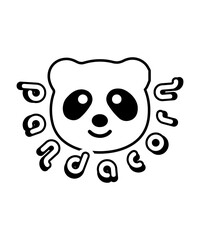 national panda day svg design