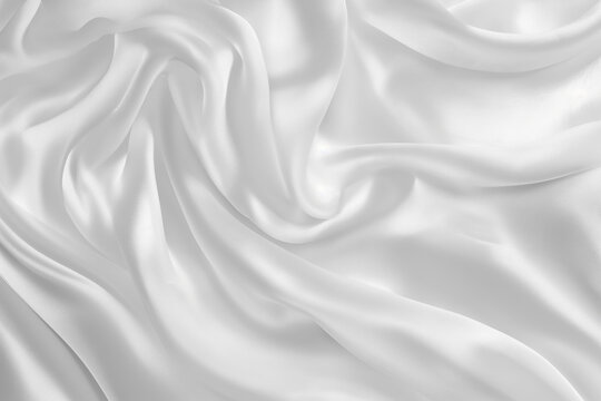 white silk background