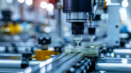 Machine vision systems inspect products for defects and deviations from specifications, ensuring consistent quality in manufacturing processes.
