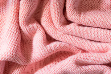 Pink yarn,Texture of knitted woolen pink cloth. Winter sweater background,Blanket,Crochet,Knitting Needle,Luxury,Pastel Colored, Artificial,Backgrounds,