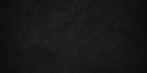 Black stone wall texture grunge rock surface. dark gray concrete background backdrop. wide panoramic banner. old wall stone for dark black distressed grunge background wallpaper rough concrete wall. 