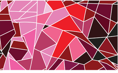 red and pink triangles background
