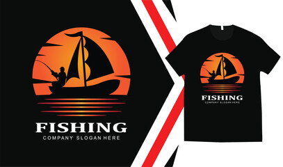 Fishing t-shirt design