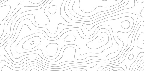 Topographic map background geographic line map with elevation assignments. geographic contour map paper texture. terrain path isolated on a white background retro topographic map. vector illustration.