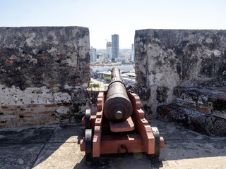 San Felipe de Barajas Fort in Cartagena, Colombia is one of the historical treasures of this beautiful city, Colombia