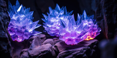 Shiny Purple Amethyst Quartz Crystal: A Beautiful Nature's Gem on a Transparent Background