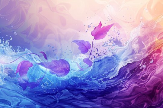 abstract purple background for Purple Day 
