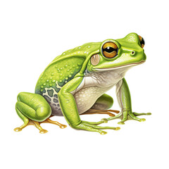 frog isolated on transparent background