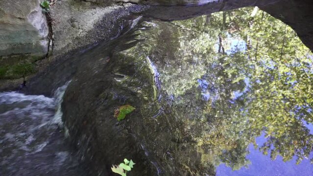 Antelope Springs at Chickasaw National Recreation area. Freshwater Spring comes from the Arbuckle-Simpson aquifer and flows into the Travertine Creek.