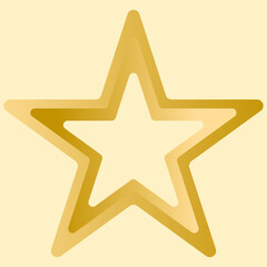 Obraz premium golden star