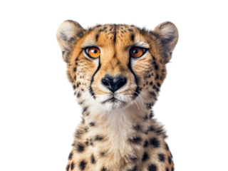 Cheetah portrait taken at Wilhelma Zoo in Germany
