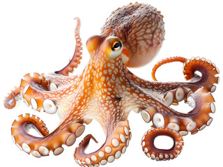 octopus is a cephalopod of the Octopodidae family at sea