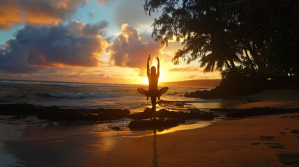 Tranquil Beach Sunrise Meditation