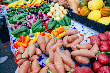 A vegetable and fruit market in bradenton, Florida, USA	