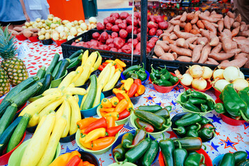 A vegetable and fruit market in bradenton, Florida, USA	