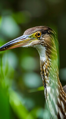 Spellbound by Nature - Close-Up of a Least Bittern in its Natural Habitat