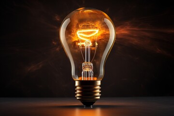 Ignite creativity. quick tips for innovative ideas, energy-powered growth and success. - obrazy, fototapety, plakaty
