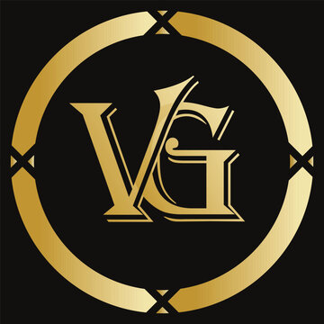 VG lettermark and branding logo design with a leaf. And your best choice.
