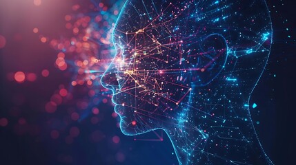 Futuristic Tech and AI Representation. Concept of Artificial Intelligence.