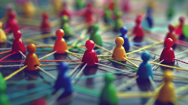 The power of collaboration, business growing concept, teamwork concept, and unity is strength