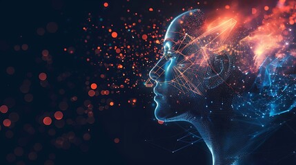 Futuristic Tech and AI Representation. Concept of Artificial Intelligence