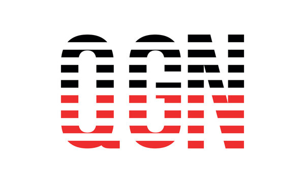 QGN three initial letter iconic line negative space minimal logo design vector template. monogram, abstract, wordmark, business, typography, minimalist, brand, company, flat, modern, unique, simple