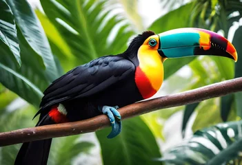 Poster toucan on a branch © Tahira