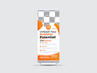  business agency roll up banner design