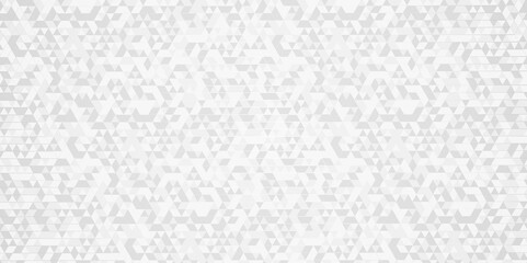 Abstract geometric pattern Gray and White Polygon Mosaic triangle Background, business and corporate background. Minimal diamond vector element metallic chain rough triangular low polygon backdrop.