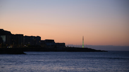 Fototapeta premium Obelisco del Millennium, A Coruña, Galicia