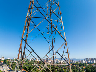 Foto a&eacute;rea da regi&atilde;o de Pinheiros em S&atilde;o Paulo, proxima ao cemit&eacute;rio do Arax&aacute; e tambem da avenida Paulista