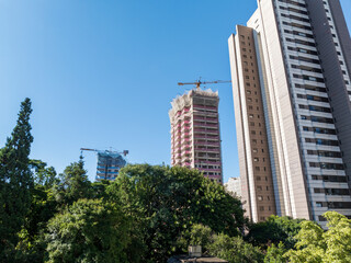 Foto aérea da região de Pinheiros em São Paulo, proxima ao cemitério do Araxá e tambem da avenida Paulista
