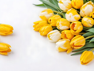 Capturing the Beauty of Yellow Tulips in Spring