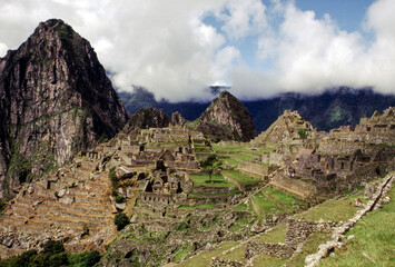 Over 7,000 feet above sea level in the Andes Mountains, Machu Picchu is the most visited tourist destination in Peru, one of the seven wonders of the world and symbol of the ancient  Incan Empire.